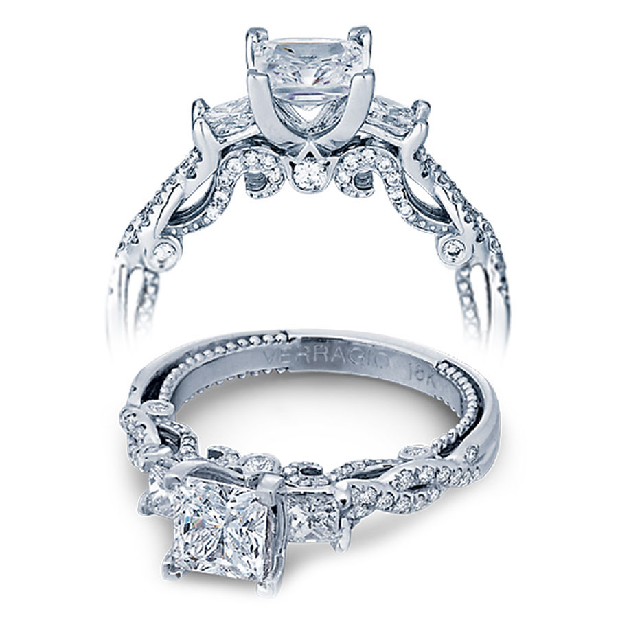 Verragio Engagement Rings Gold 0.55ctw Diamond Setting